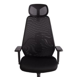 Кресло Matrix red ткань, черный, 66х70х123 см