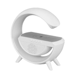 RGB Светильник ночник + будильник 3в1 с беспроводной зарядкой и Bluetooth колонкой "Sing-e JQS1220- Rich and Powerful low frequency"
