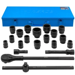 Набор инструментов ударных 21пр, 3/4''(12гр.) Forsage F-6212-9MPB