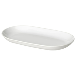 IKEA GODMIDDAG  (ИКЕА ГОДМИДДАГ)  -  Блюдо, белое, 27x14 см