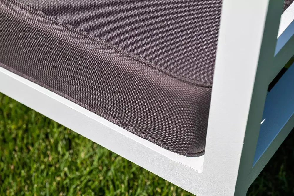 "Глория" модуль диванный правый, каркас из алюминия