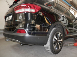 Фаркоп оцинкованный Galia H091C для Hyundai Santa Fe 2012-2018, Kia Sorento 2012-2015, 2015-(паспорт и сертификат в комплекте)(без электрики)