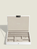 Органайзер для украшений Stackers Classic Jewellery Box Lid - Taupe Woven (Sage Green / светло-зеленый / Sage Green)