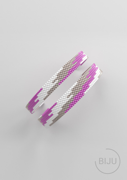 Схема PEYOTE, Схема браслета мозаичное плетение, узор из Miyuki Delica 11/0, файл PDF, № 34