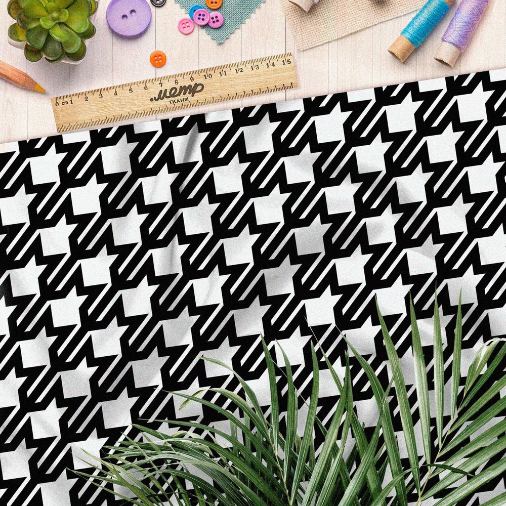 Ткань дюспо гусиная лапка