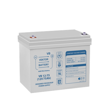 Аккумулятор VEKTOR ENERGY VB 12-75