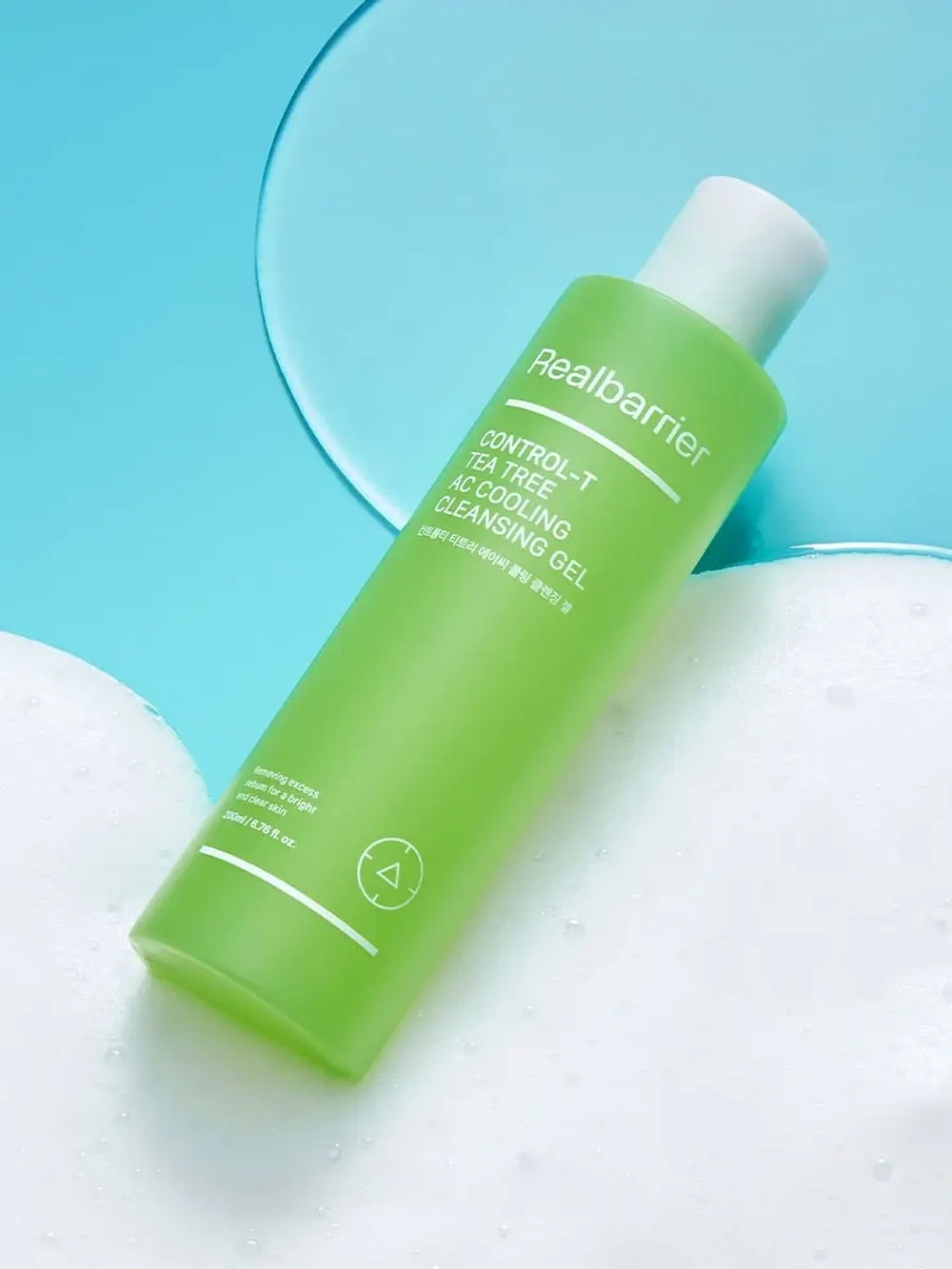 Real Barrier Очищающий гель с чайным деревом и салициловой кислотой для проблемной кожи Control-T Tea Tree AC Cooling Cleansing Gel 200 мл