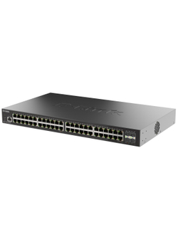 D-Link DGS-1210-52X/ME/C1A Управляемый L2 коммутатор с 48 портами 10/100/1000Base-T и 4 портами 10GBase-X SFP+