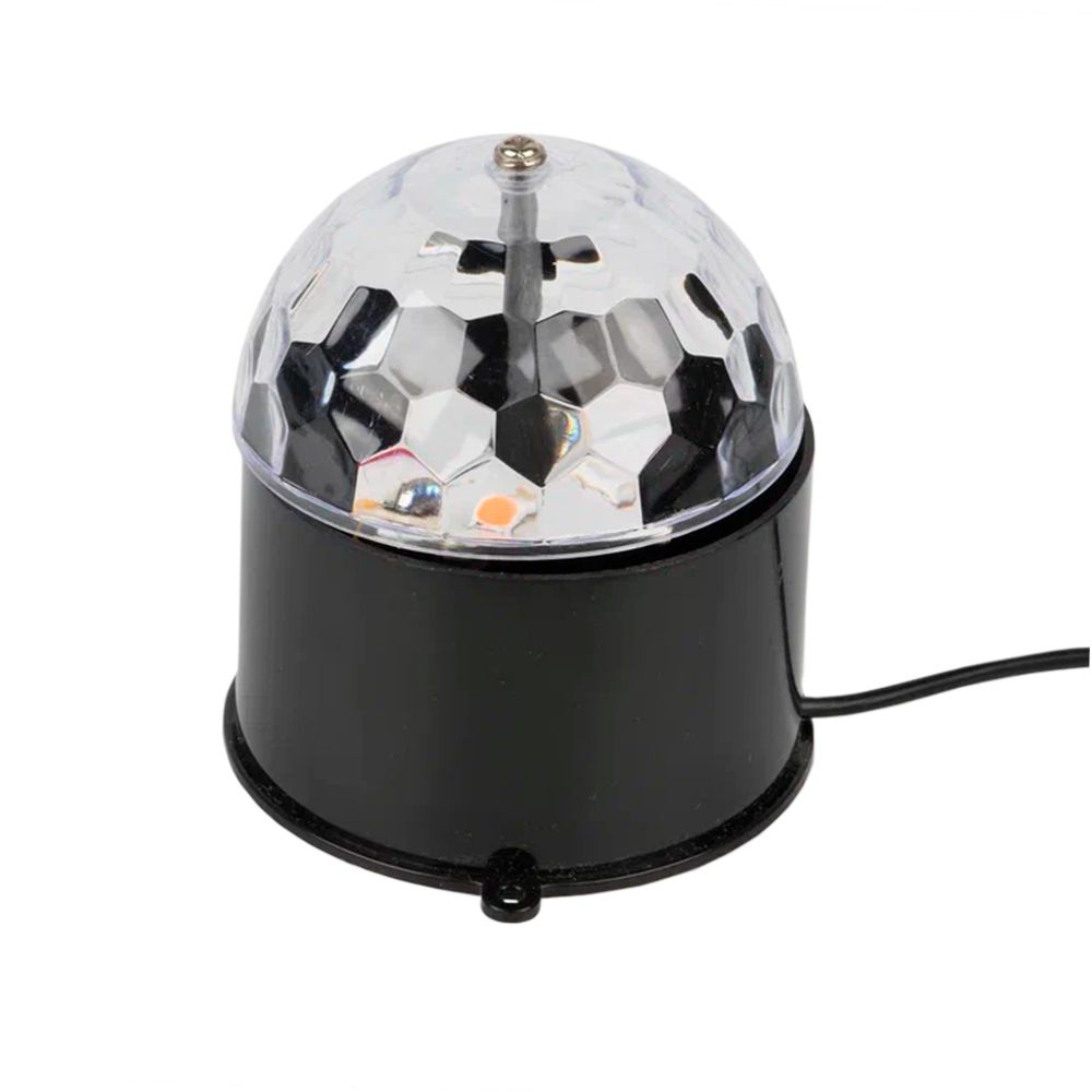 ULI-Q312 3W-RGBYP BLACK Светодиодный светильник-проектор. Многоцветный. USB провод в-к. Черный. ТМ Volpe