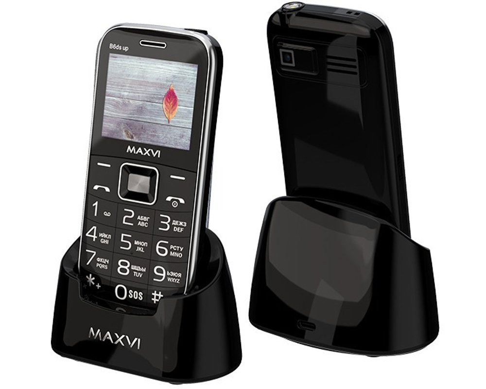 Сотовый телефон Maxvi B6ds up Black