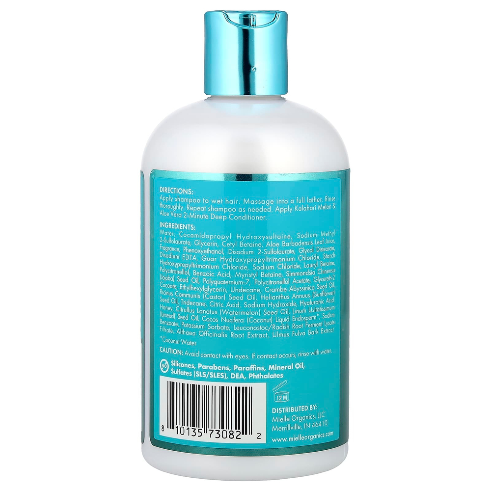 Mielle, Шампунь для глубокого увлажнения, для сухих и обезвоженных волос, дыня Калахари и алоэ вера, 355 мл (12 жидк. Унций)