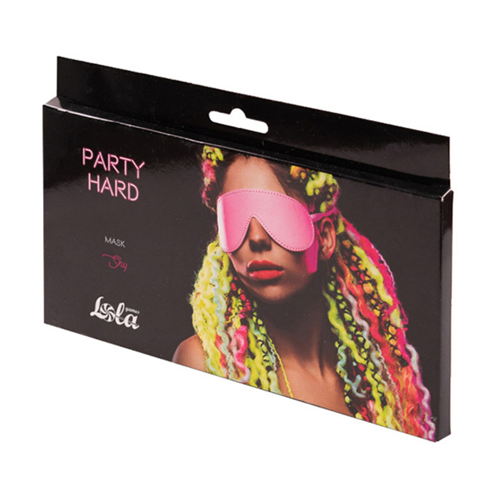 Розовая маска Lola Games Party Hard Shy 1141-02lola