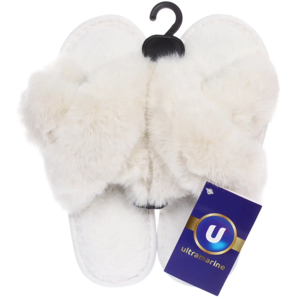 Тапочки женские домашние «TWIN», цвет белый, р-р 36-37