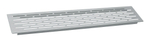 Решетка вентиляционная KK-D50100-06, 500x100мм, шлифованная сталь, алюминий &lt;25&gt;