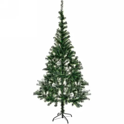 Ёлка «Северное сияние» 210 см, ПВХ зеленый иней (550 веток)