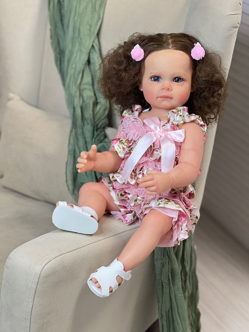 Кукла Реборн виниловая 55см в пакете (FA-267)