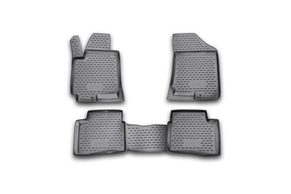 Коврики Standard, в салон KIA Pro-Ceed 3D, 2008-2012, 4 шт. (полиуретан, чёрные) Element.NLC.25.27.210
