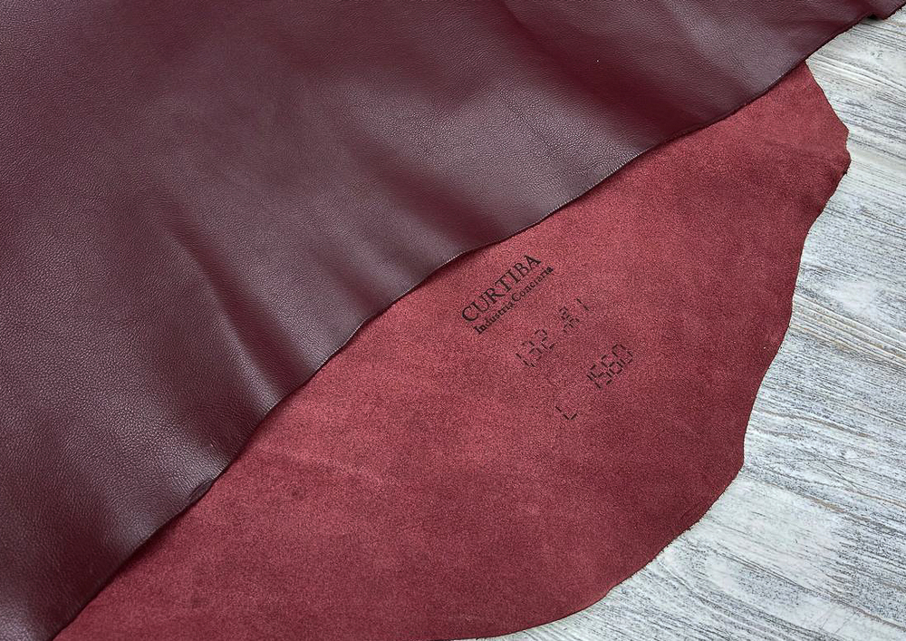 Vacchetta Extrella Burgundy (1,4-1,6 мм), цв. Бордовый, натуральная кожа