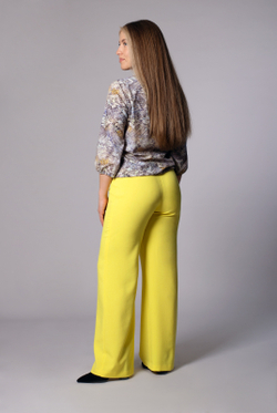 Брюки женские 02, желтый #259Ж0202
