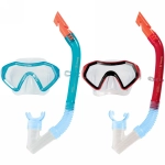 Набор для подводного плавания от 7 лет Crusader Snorkel: маска, трубка Bestway (24025)