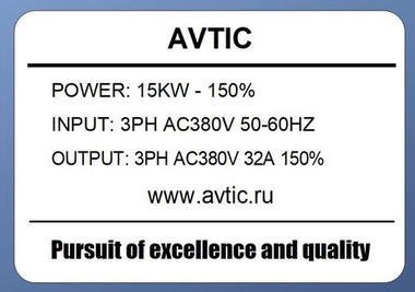 Преобразователь частоты M153TVB-150% 15 кВт 380В
