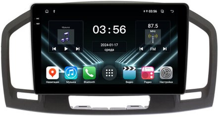 Магнитола для Opel Insignia 2009-2013 (взамен CD300 и CD400) - FarCar DX114M монитор 9.5" IPS на Android 13, 4+64Гб, CarPlay