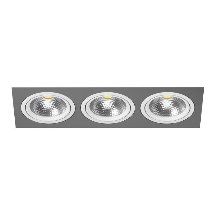 Комплект из светильника и рамки Lightstar Intero 111 (217839+217906+217906+217906) i839060606