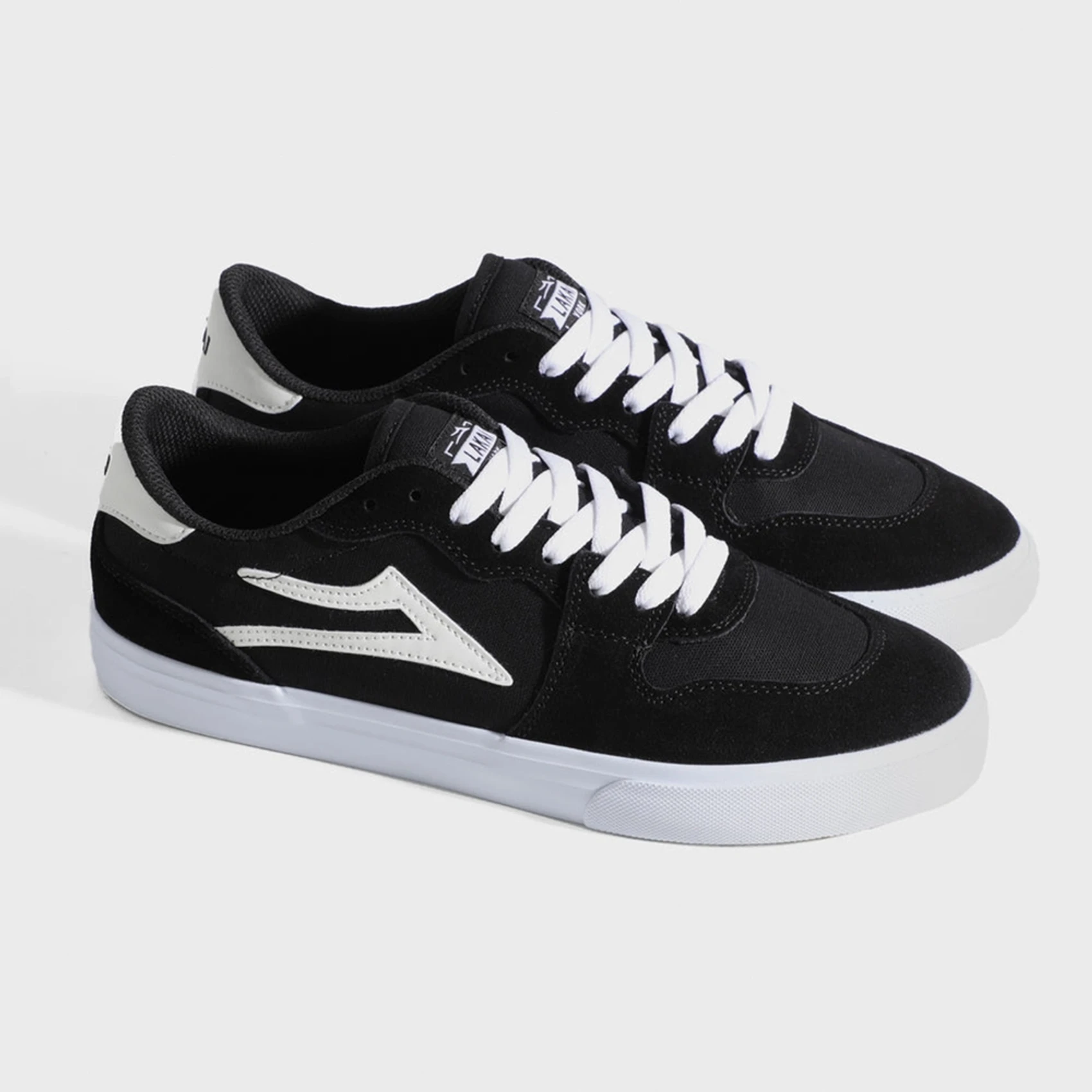 Lakai York (Black/White Suede) артикул: - купить в магазине Дайс