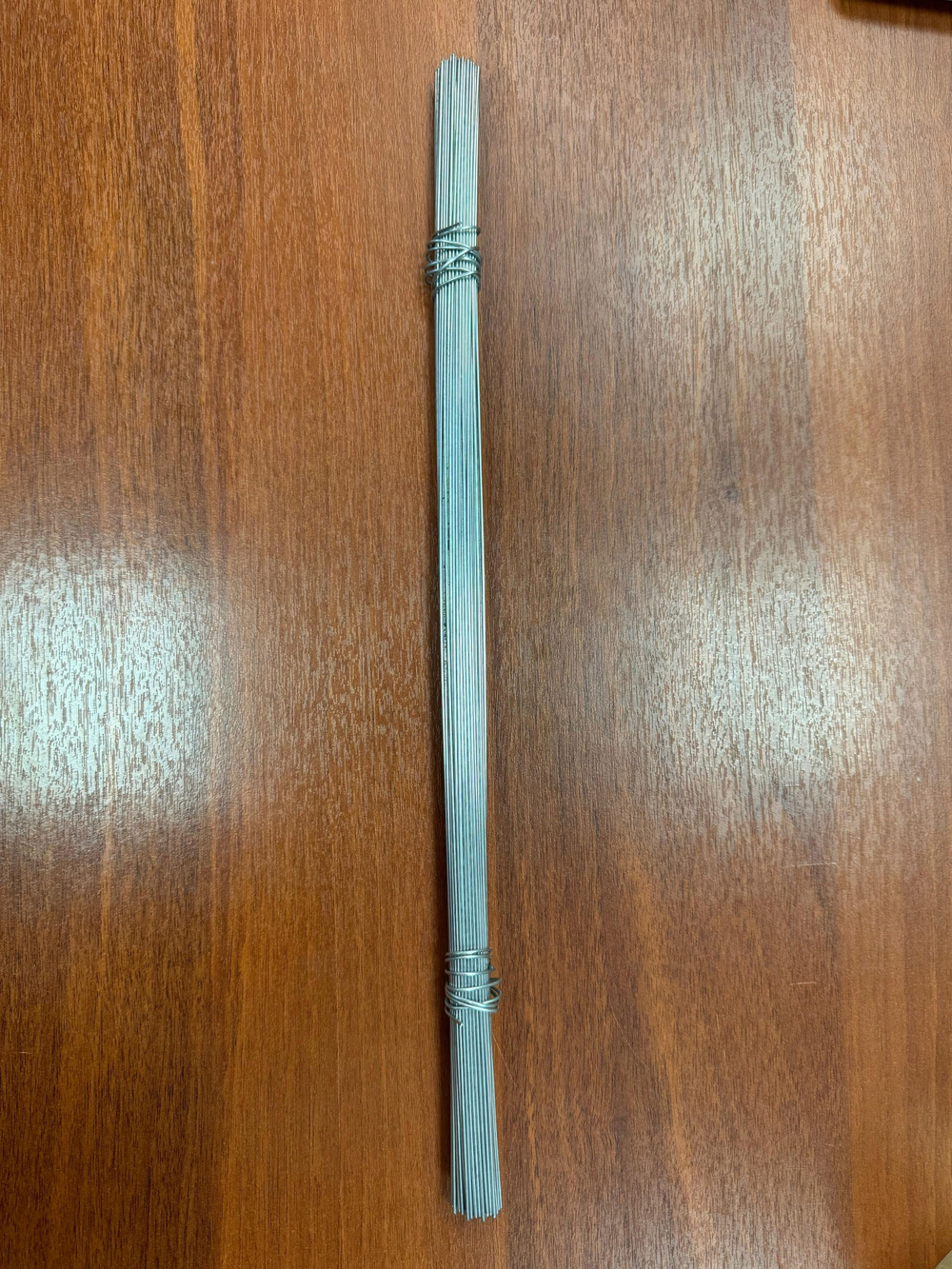 Проволока вязальная оцинкованная , толщина 1,2 мм, длина 400 мм, 250 прутков