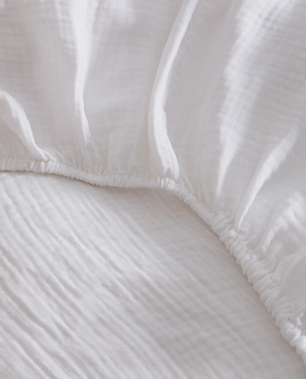 Zara Home - Простыня шифоновые брюки, белый, 160х200х30 см