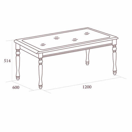 ДЖОКОНДА Стол журнальный