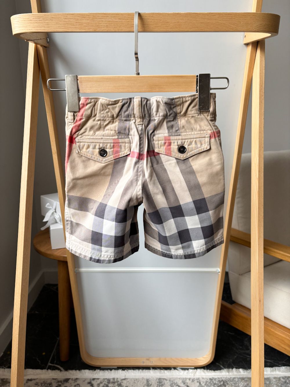 Клетчатые шорты Burberry , 98