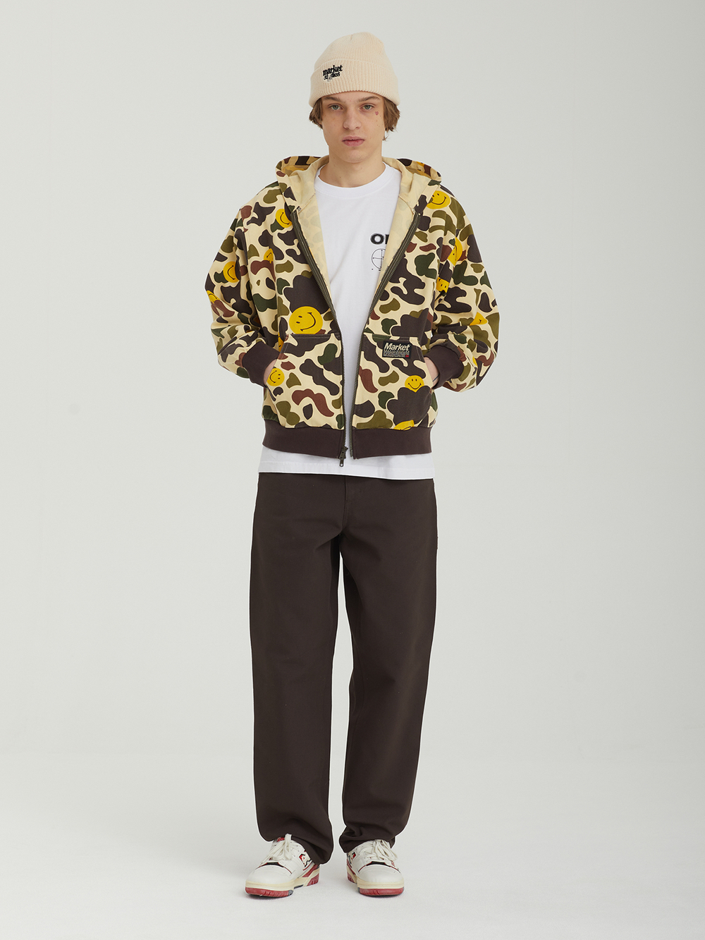 Мужская Толстовка Smiley Camo