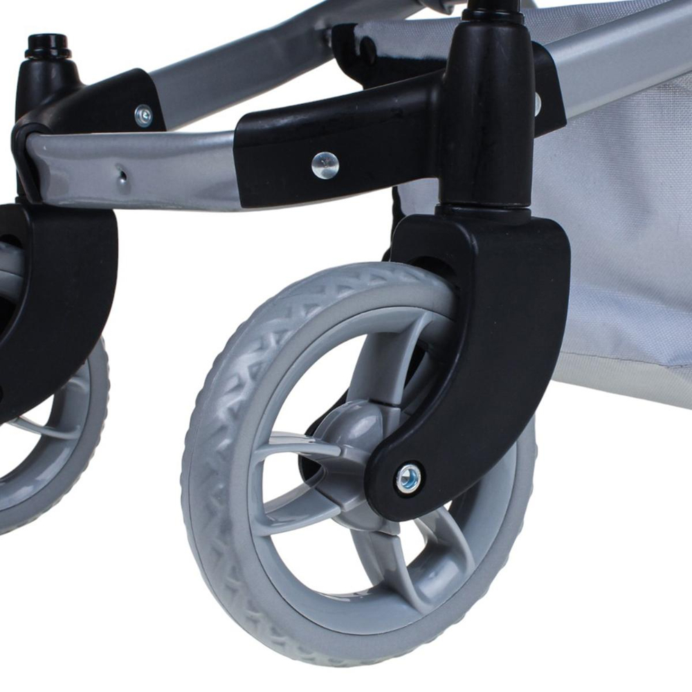 Коляска-трансформер д/кукол 53,5*35,5*63см. 2 колеса вращ, коробка FL9192