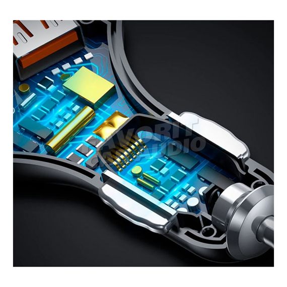 АЗУ 2USB Baseus Small Rocket 2100mA QC3.0