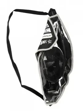 Набор маска+трубка Sargan Квадра-А синий