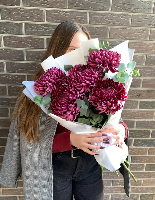 Букет "Винность", хризантема
