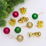 Набор украшений «Волшебные подарочки» (набор 11 шт) 9*11 см , микс