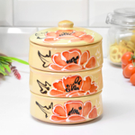 Набор для холодца 3 предмета "Малыш" Мак бежевый