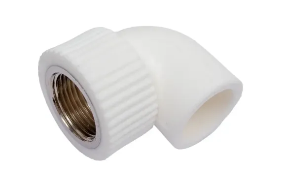 Колено TEBO сварка ВР 32*1/2&quot; белый 35208