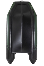 Броня-320 СК слань+киль зеленый-черный (Лодка ПВХ под мотор с усилением)