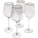 Бокал для вина 500мл «ICE CRYSTAL» в наборе 4шт, прозрачный