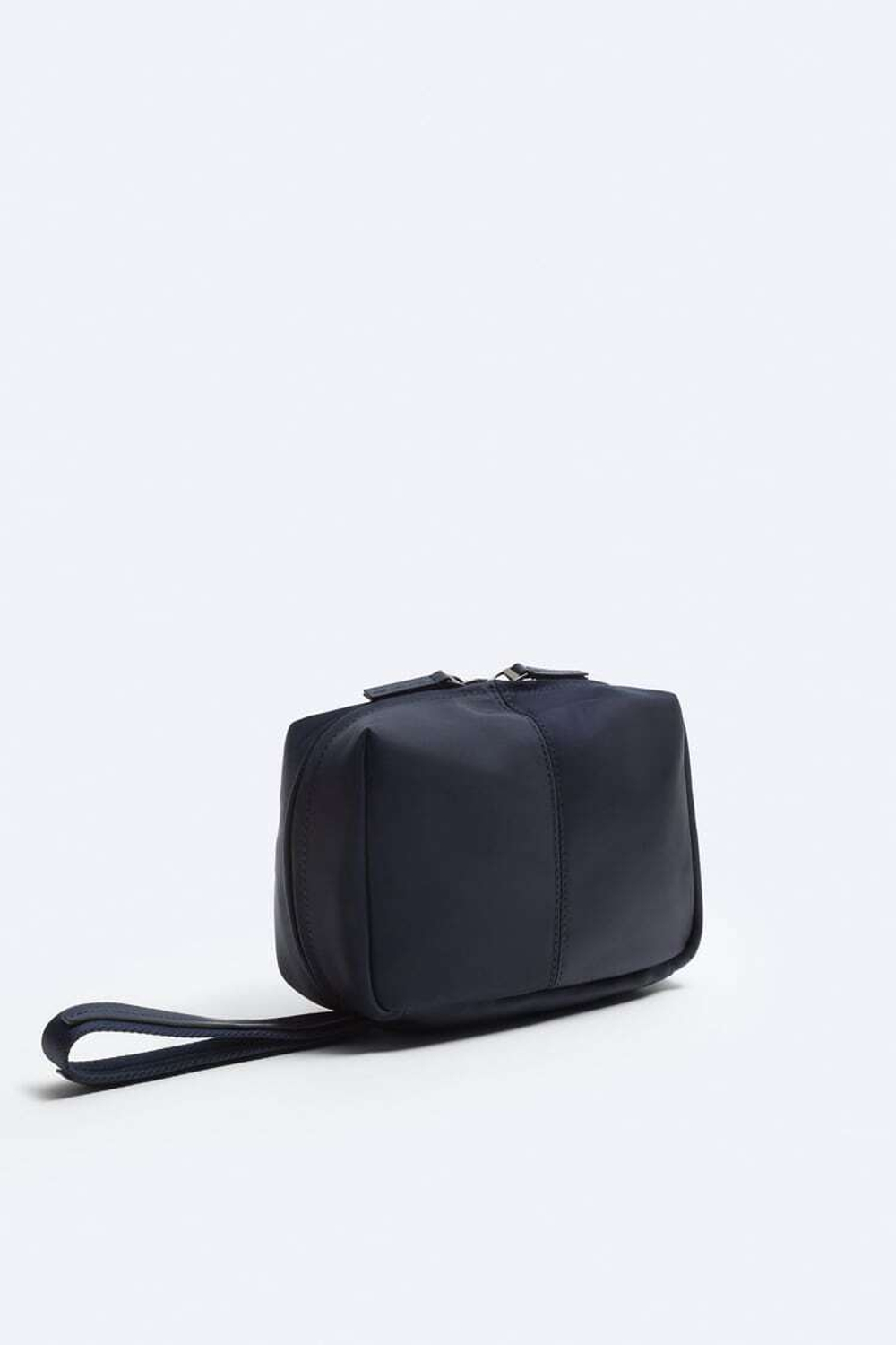 ZARA НЕСЕССЕР ИЗ НЕЙЛОНА, СИНИЙ