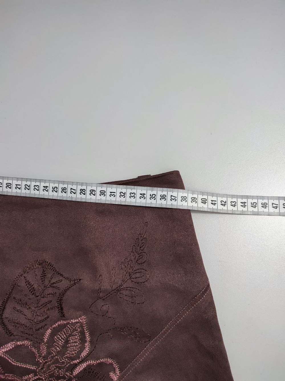 Юбка стильная коричневая 44 размер