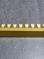 АЛТПг 8мм "DO-1" 2,7м Золото мат. окантов. гиб. анод. алюм.