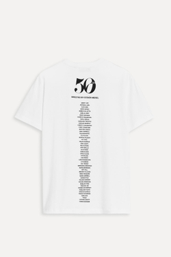 ZARA ФУТБОЛКА С ФОТОПРИНТОМ STEVEN MEISEL — 50TH ANNIVERSARY, БЕЛЫЙ