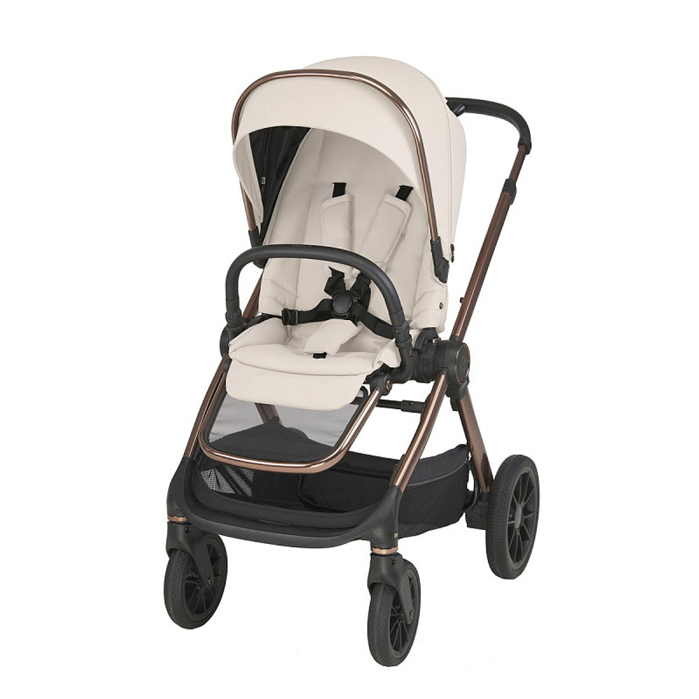Детская коляска 3 в 1 Espiro Code 2025 и автокресло Pi Gray blue 09 bave ecru/ Серый/синий (Gray blue 103)