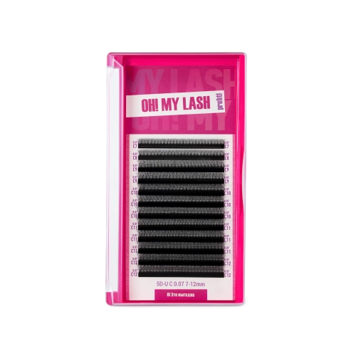 Ресницы черные OH! MY LASH пучки MIX 5D-U