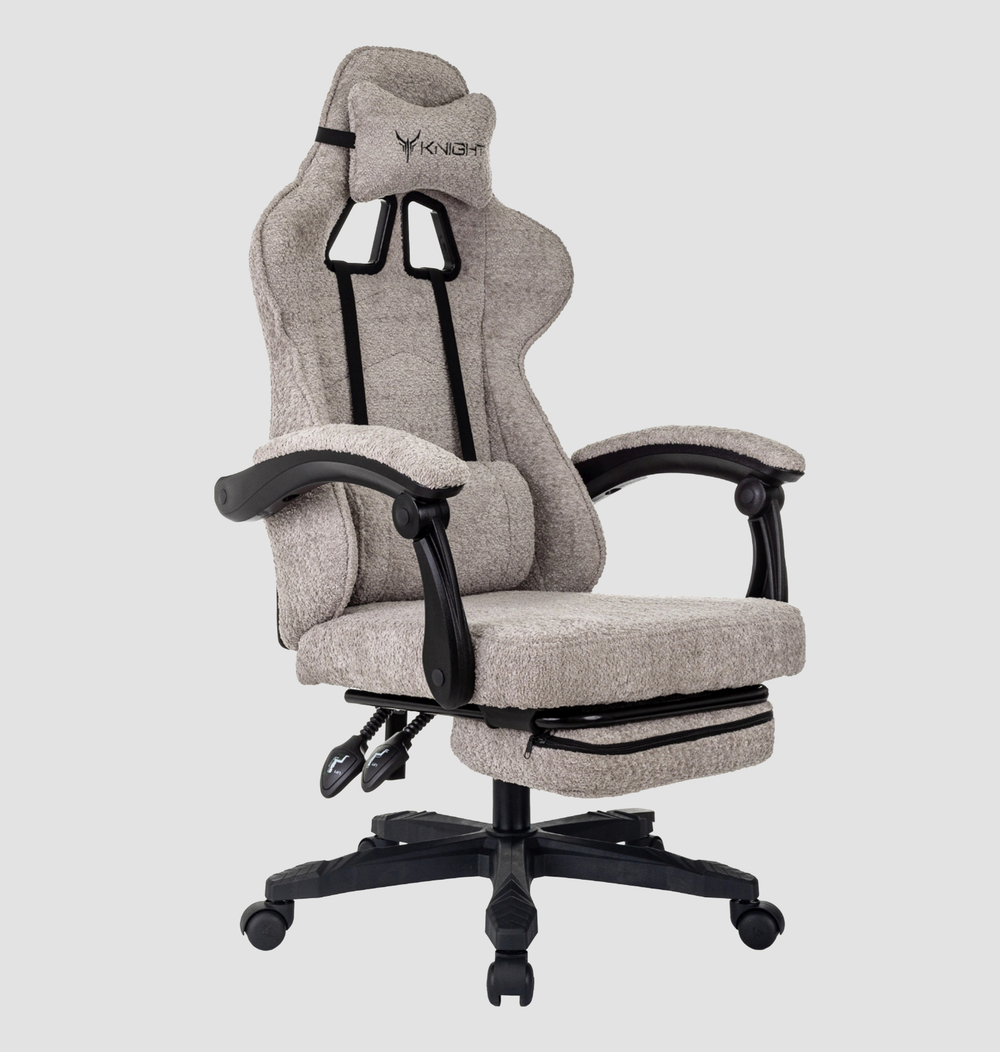 Кресло игровое Knight Lord/F Camby 20 (ткань, с подставкой для ног)