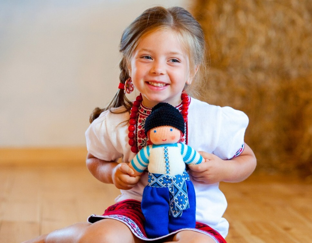 Вязаная кукла Тарасик, Фрея